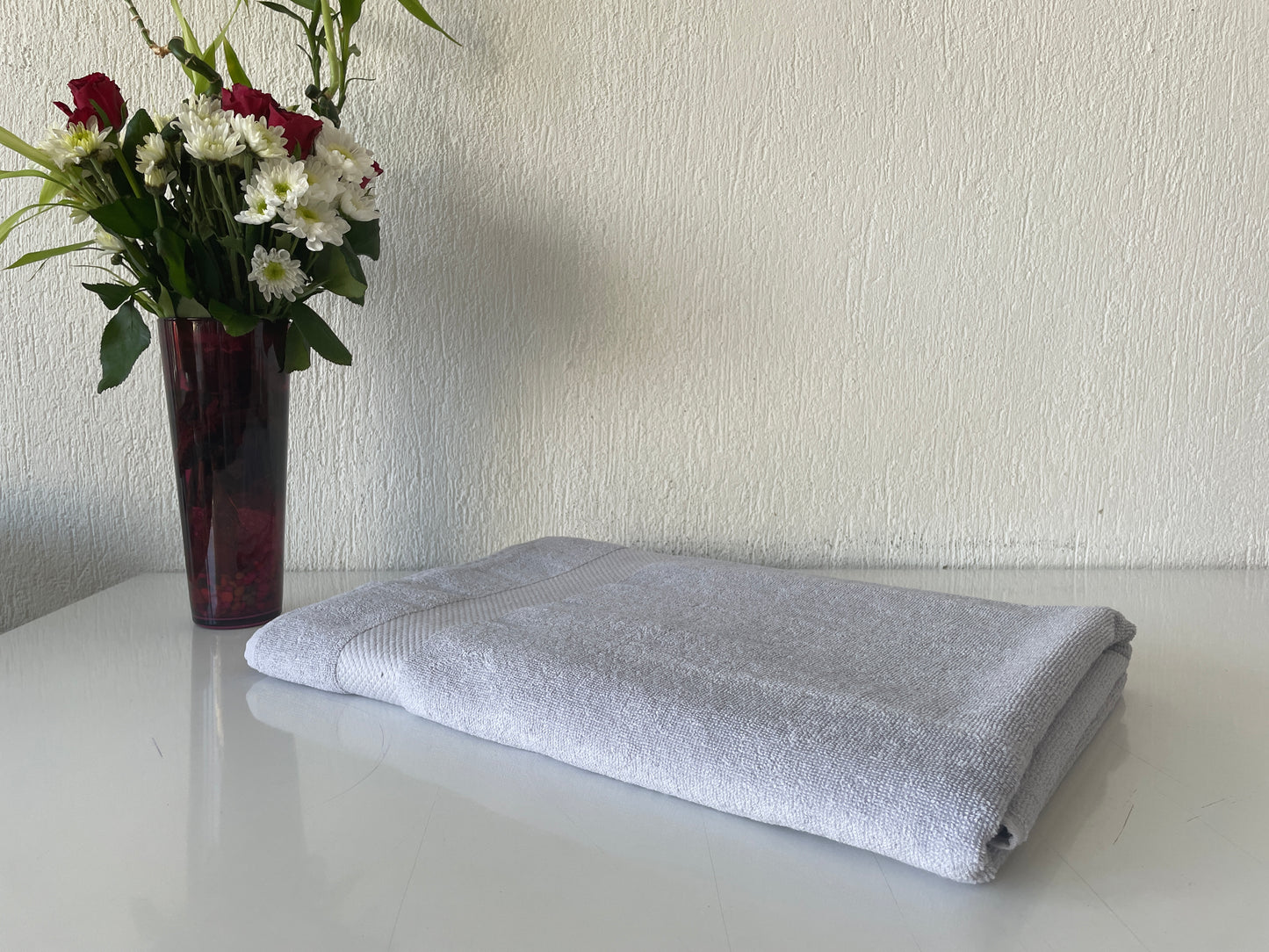 Extra Large Oversized Bath Towels - Grey, 100% Cotton Turkish Towels for Hotel and Spa, Maximum Softness, 40 by 79 and 100x200 cm