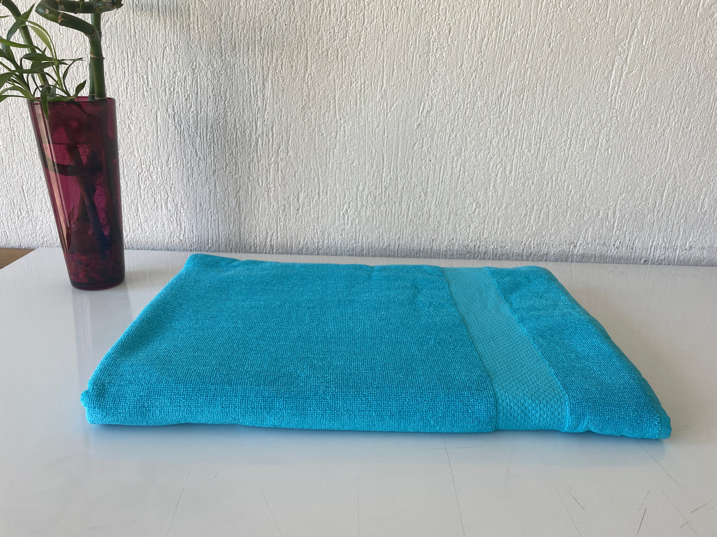 Extra Large Oversized Bath Towels - Turquoise, 100% Cotton Turkish Towels for Hotel and Spa, Maximum Softness, 40 by 79 and 100x200 cm