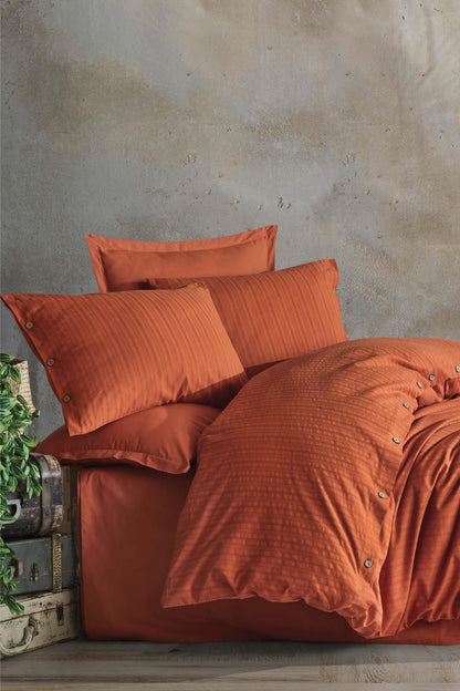 100% Cotton Modern Brick Bedding Set, Single/Twin Size Quilt/Duvet Cover Set